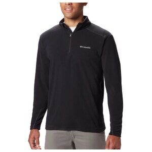 Columbia Men's Size L Black 1/4 Zip Fleece Pullover Sweatshirt K1134
